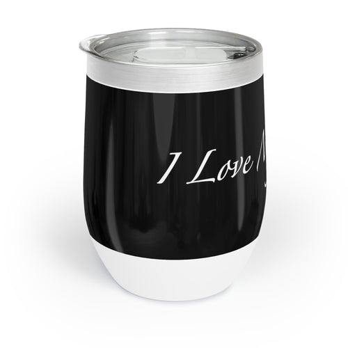 I Love My Cats - Wine Tumbler - Black