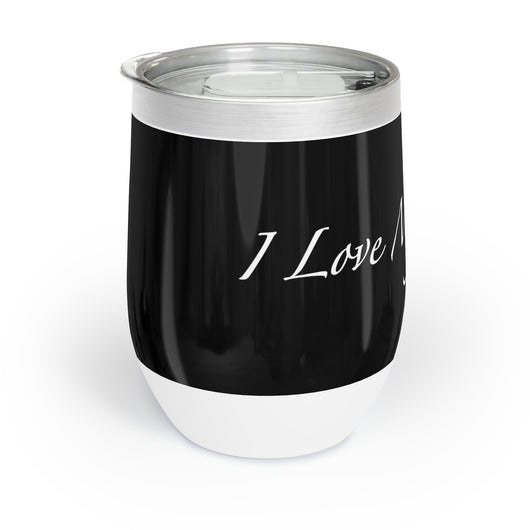 I Love My Cats - Wine Tumbler - Black