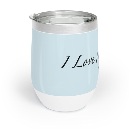 Amo a mi gato - Vaso de vino - Chambray