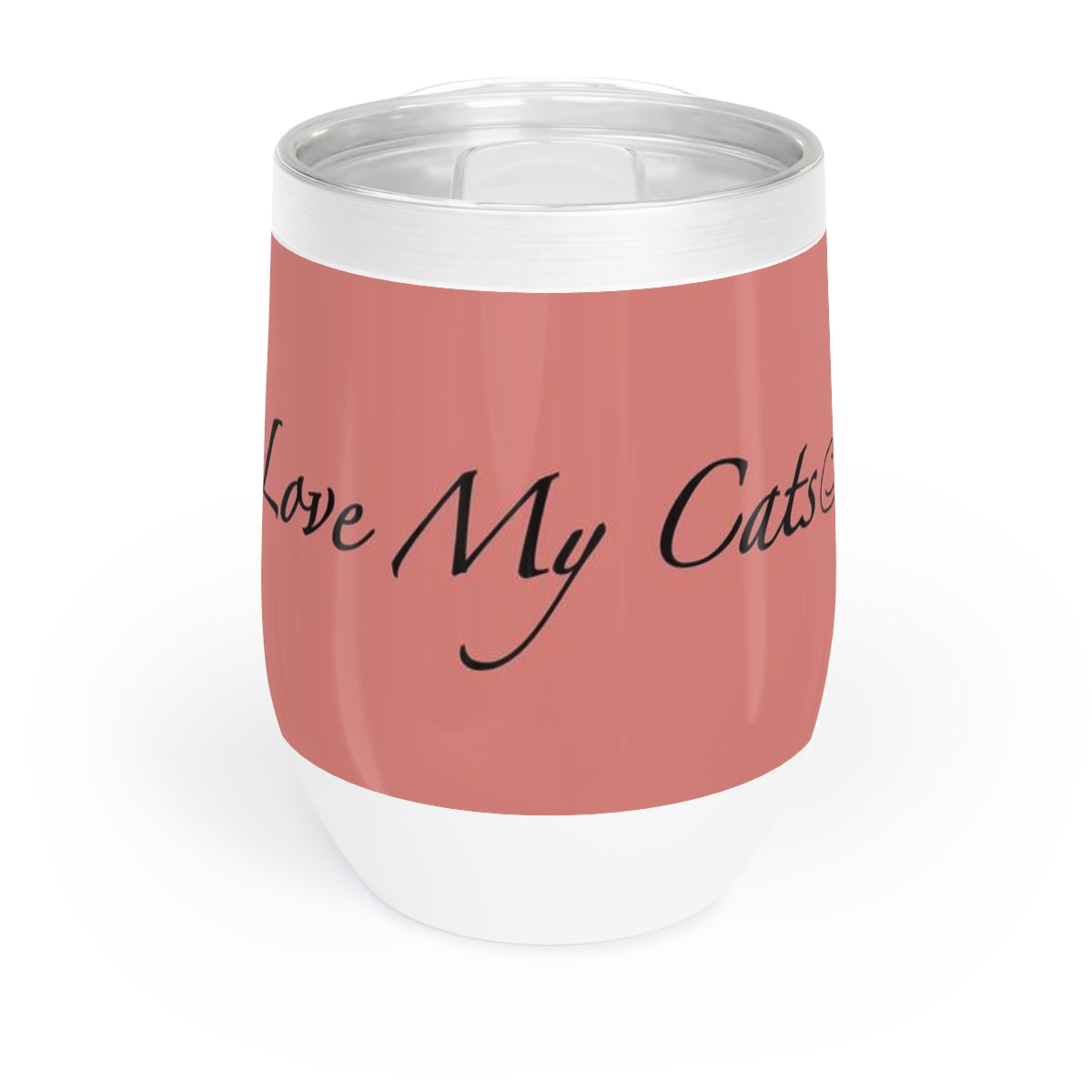 Amo a mis gatos - Vaso de vino (9 colores)