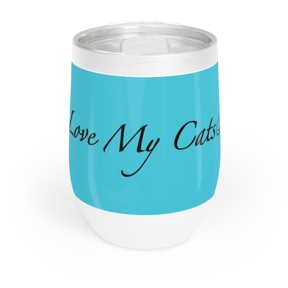 Amo a mis gatos - Vaso de vino (9 colores)