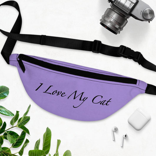 I Love My Cat - Riñonera - Violeta