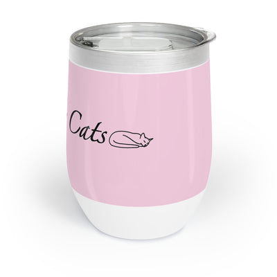 I Love My Cats - Wine Tumbler - Blossom