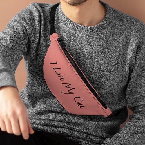 I Love My Cat - Fanny Pack - Watermelon