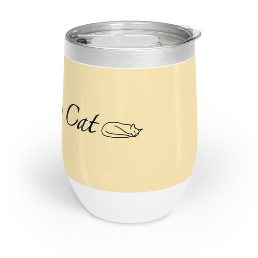 Amo a mi gato - Vaso de vino - Plátano