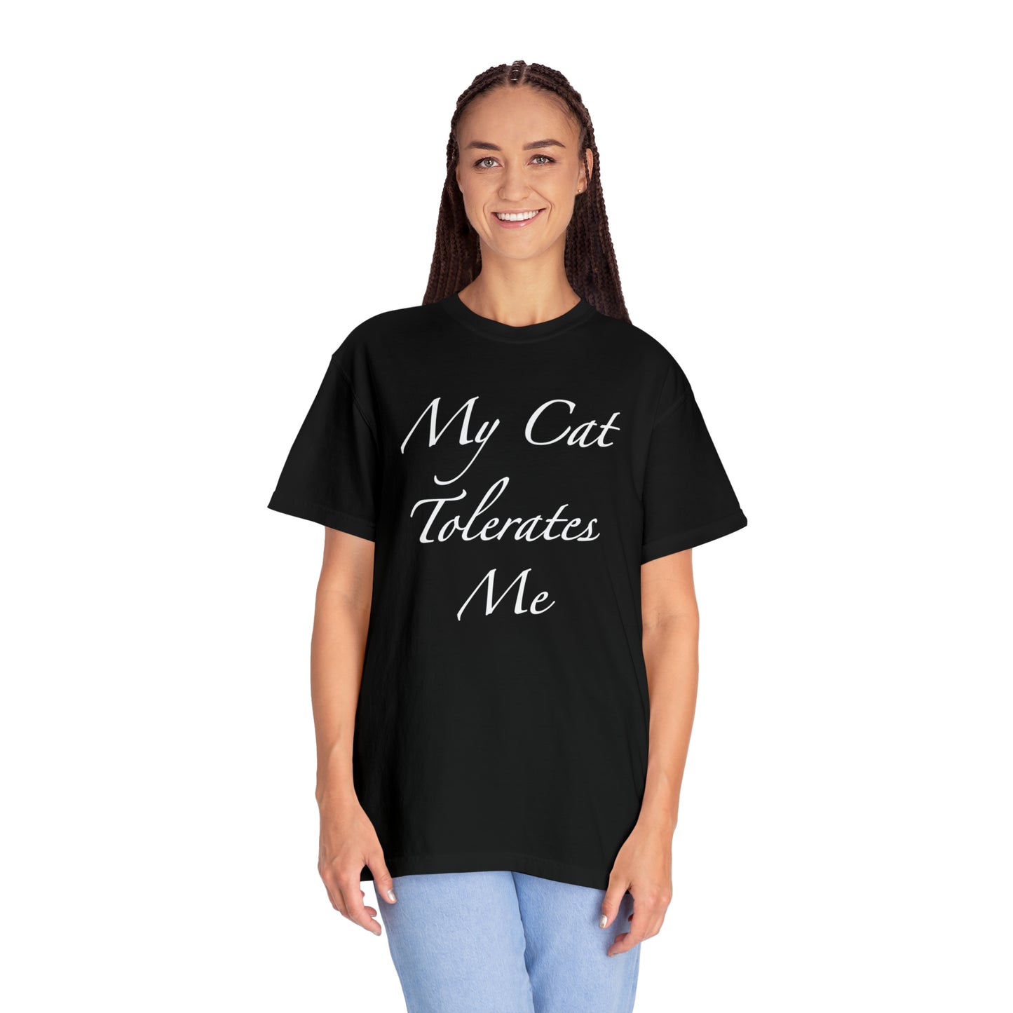 Mi gato me tolera - Camiseta unisex (14 colores)