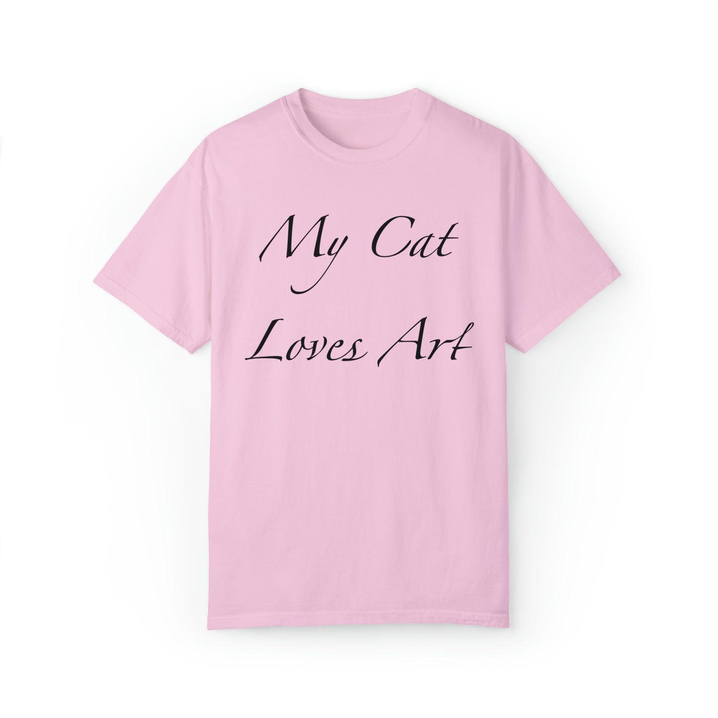 My Cat Loves Art - Unisex T-shirt (14 colors)