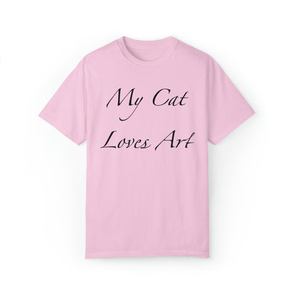 My Cat Loves Art - Unisex T-shirt (14 colors)