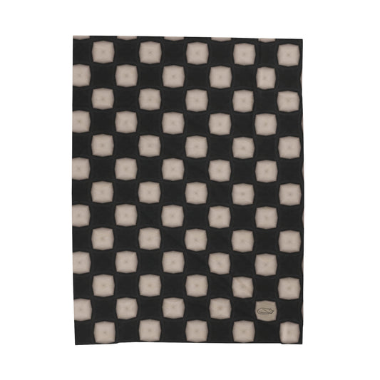 Velveteen Plush Blanket - Chessboard