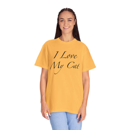 Amo a mi gato - Camiseta unisex (14 colores)