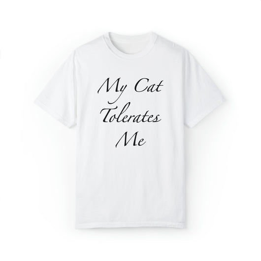 Mi gato me tolera - Camiseta unisex (14 colores)