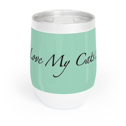 I Love My Cats - Wine Tumbler (9 colors)