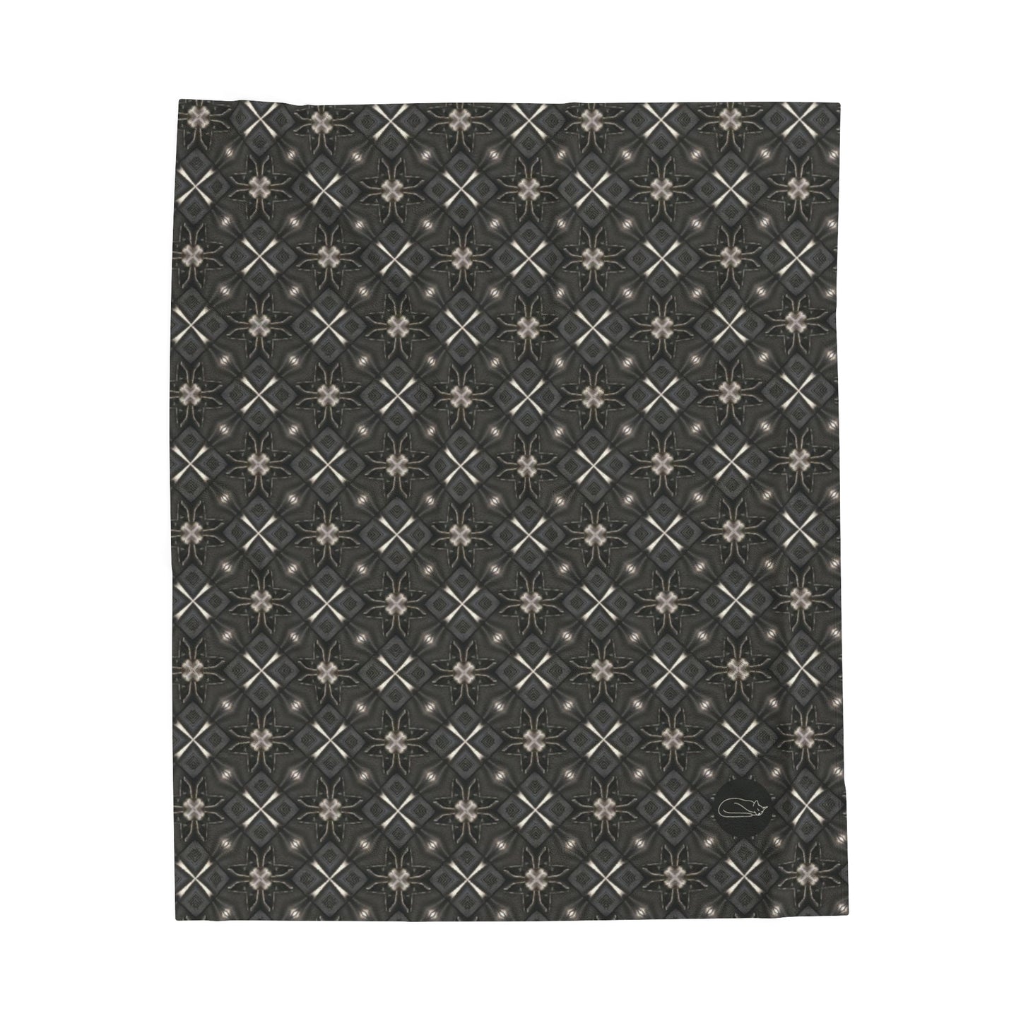 Velveteen Plush Blanket - Onyx