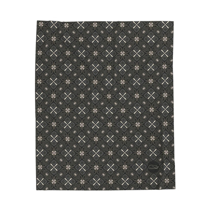 Velveteen Plush Blanket - Onyx