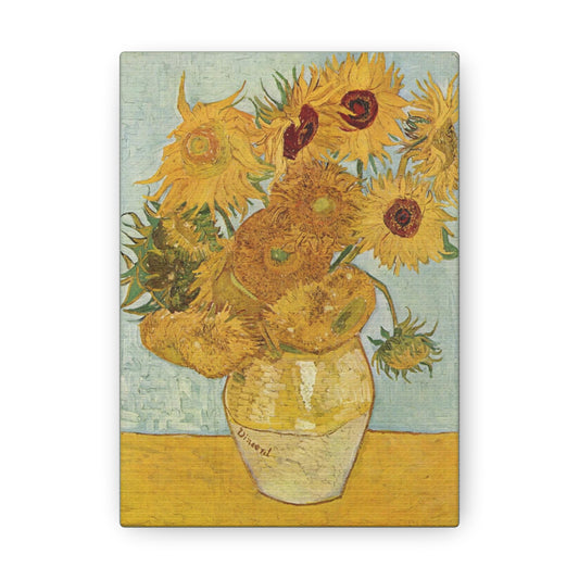 Vase with Twelve Sunflowers