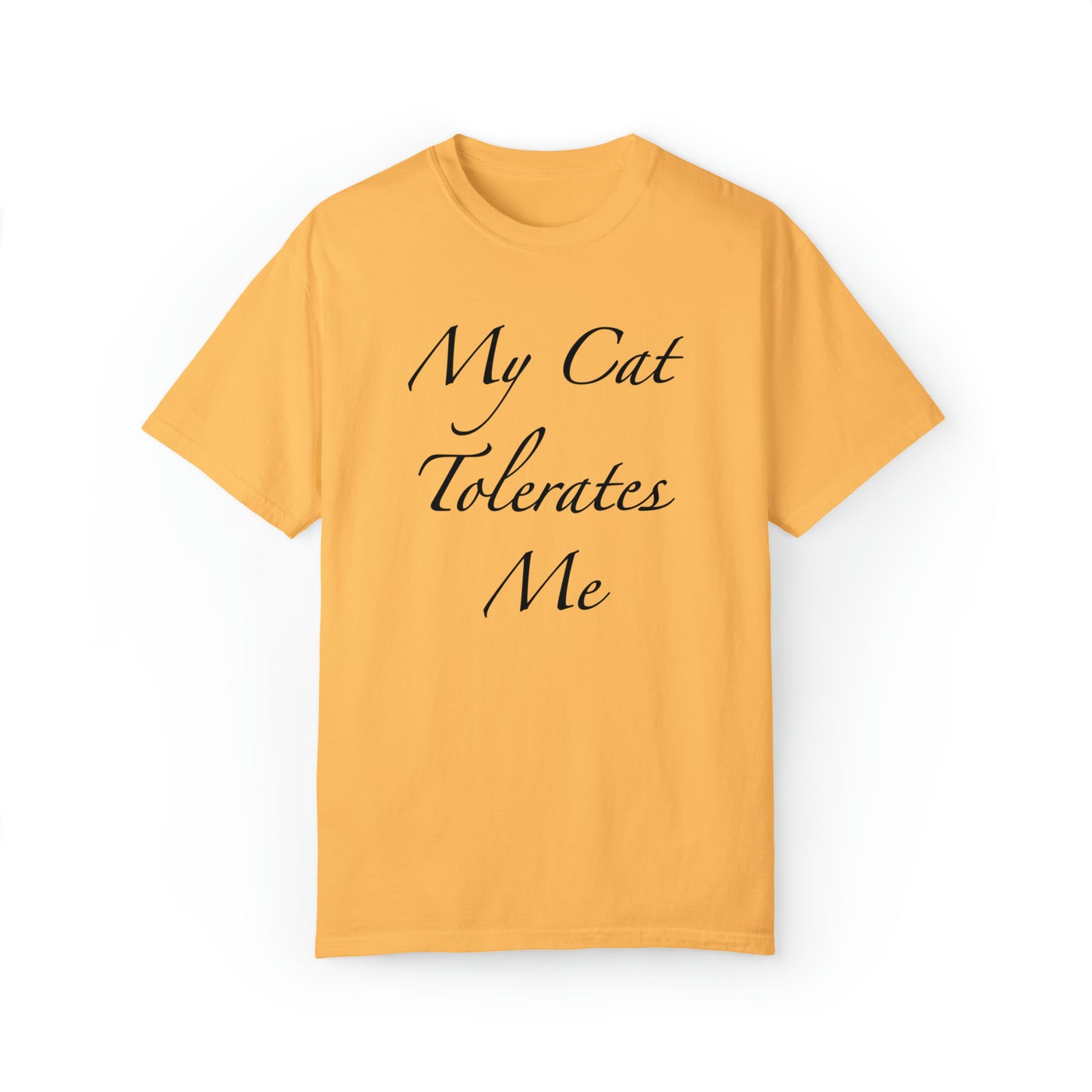 Mi gato me tolera - Camiseta unisex (14 colores)