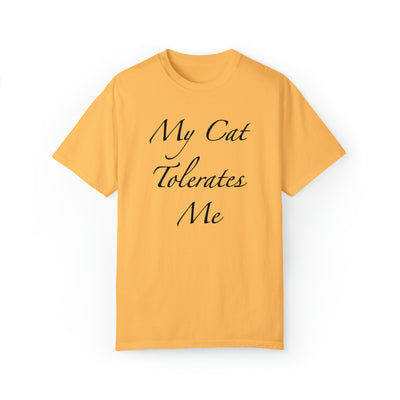 Mi gato me tolera - Camiseta unisex (14 colores)