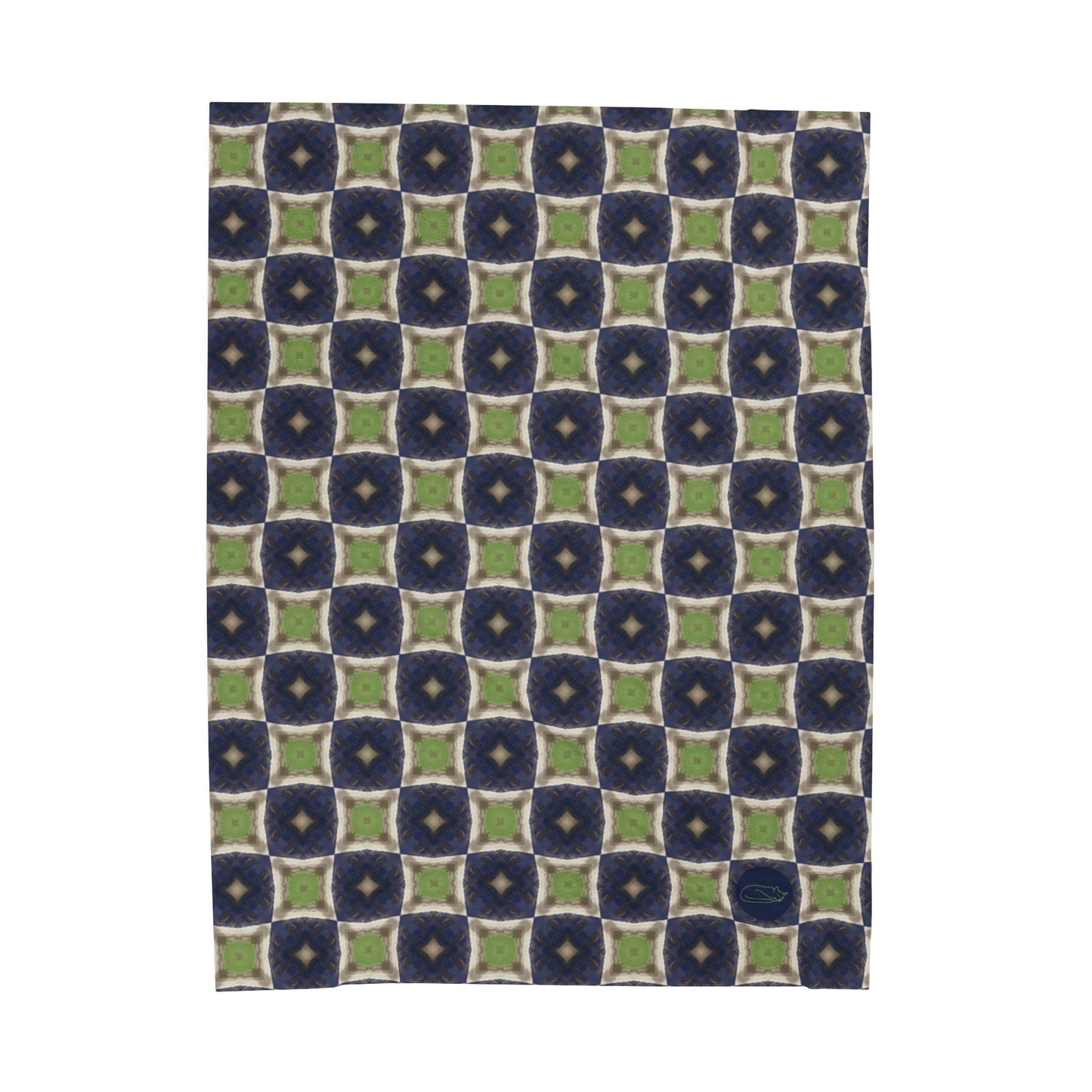 Velveteen Plush Blanket - Royal Celadon