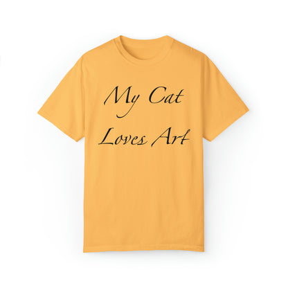 My Cat Loves Art - Unisex T-shirt (14 colors)