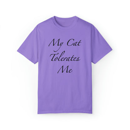 Mi gato me tolera - Camiseta unisex (14 colores)