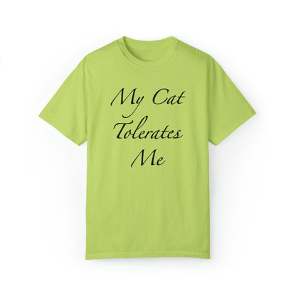 My Cat Tolerates Me - Unisex T-shirt (14 colors)