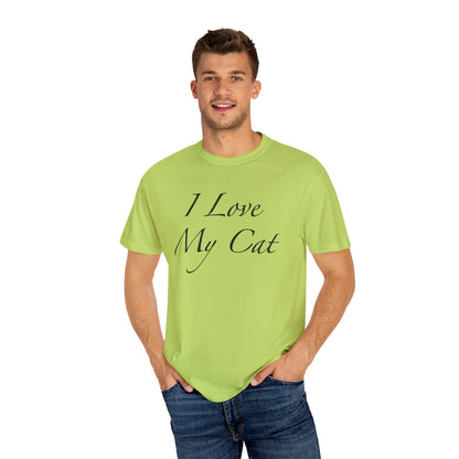 Amo a mi gato - Camiseta unisex (14 colores)