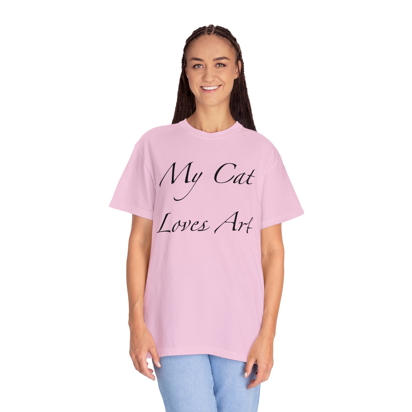 My Cat Loves Art - Unisex T-shirt (14 colors)