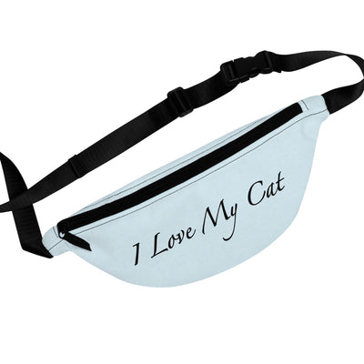 I Love My Cat - Fanny Pack - Chambray