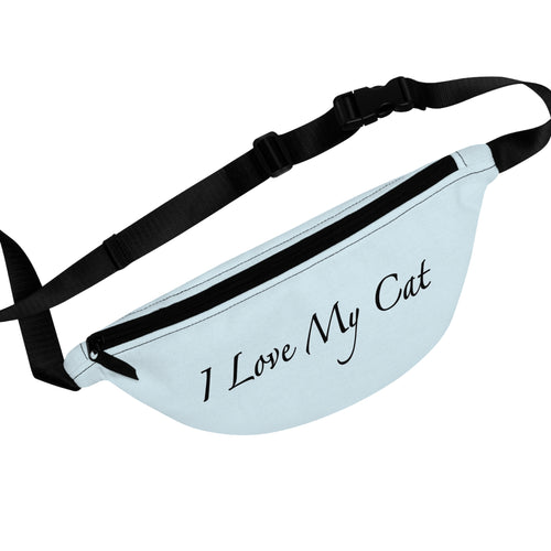 I Love My Cat - Fanny Pack - Chambray