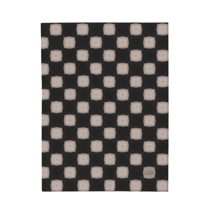 Velveteen Plush Blanket - Chessboard