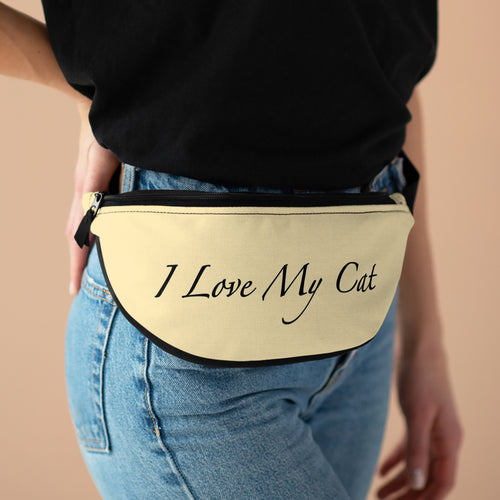 I Love My Cat - Fanny Pack - Banana