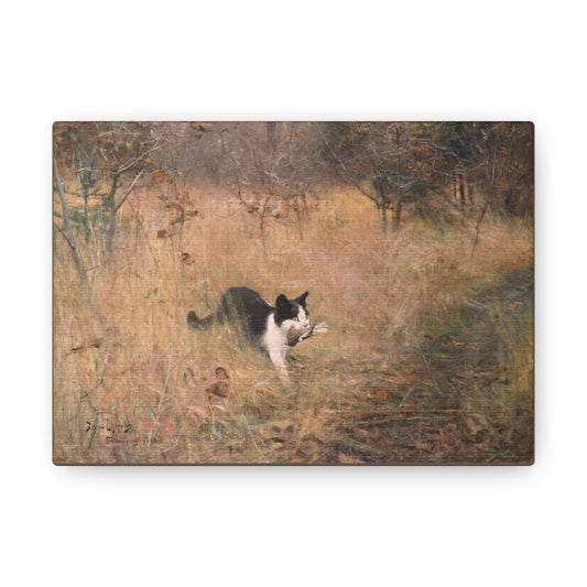 Art For Your Cat Cat Hunting Birds Bruno Liljefors 1883