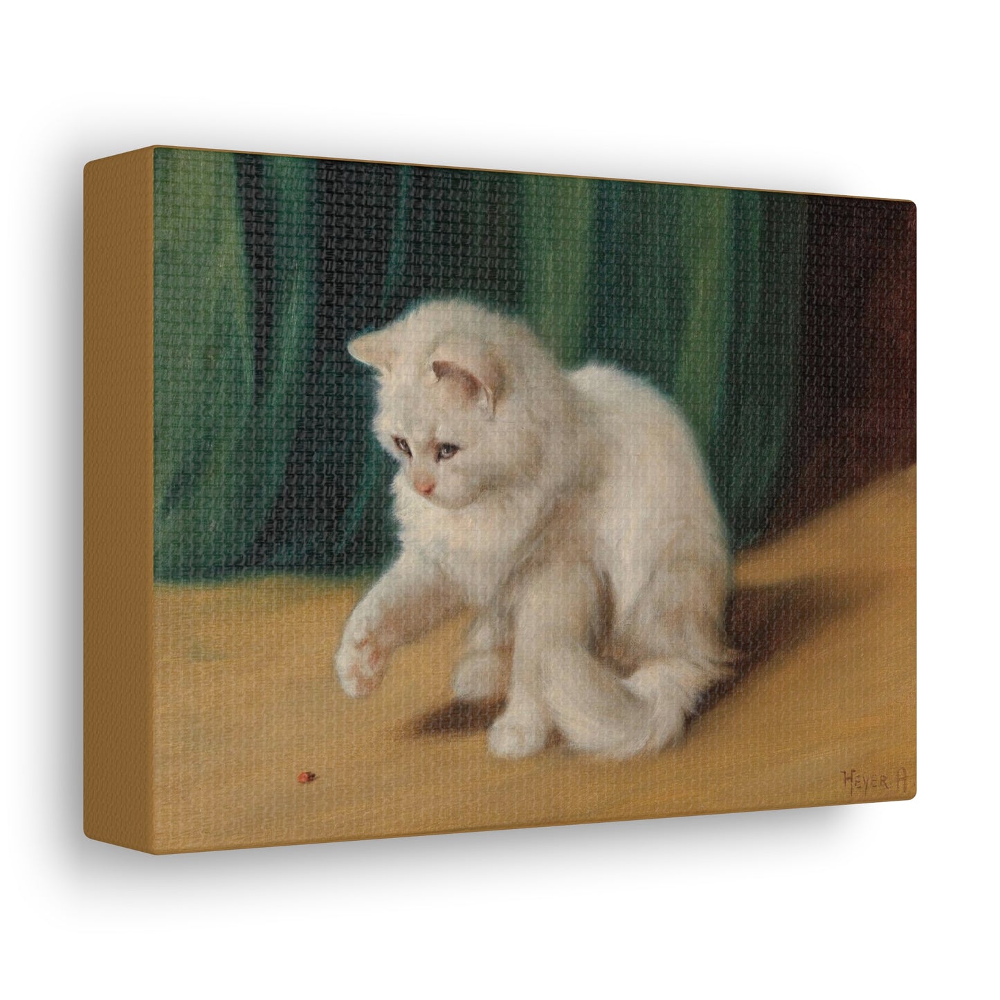 Art For Your Cat Cat with Ladybird Arthur Heyer 1923