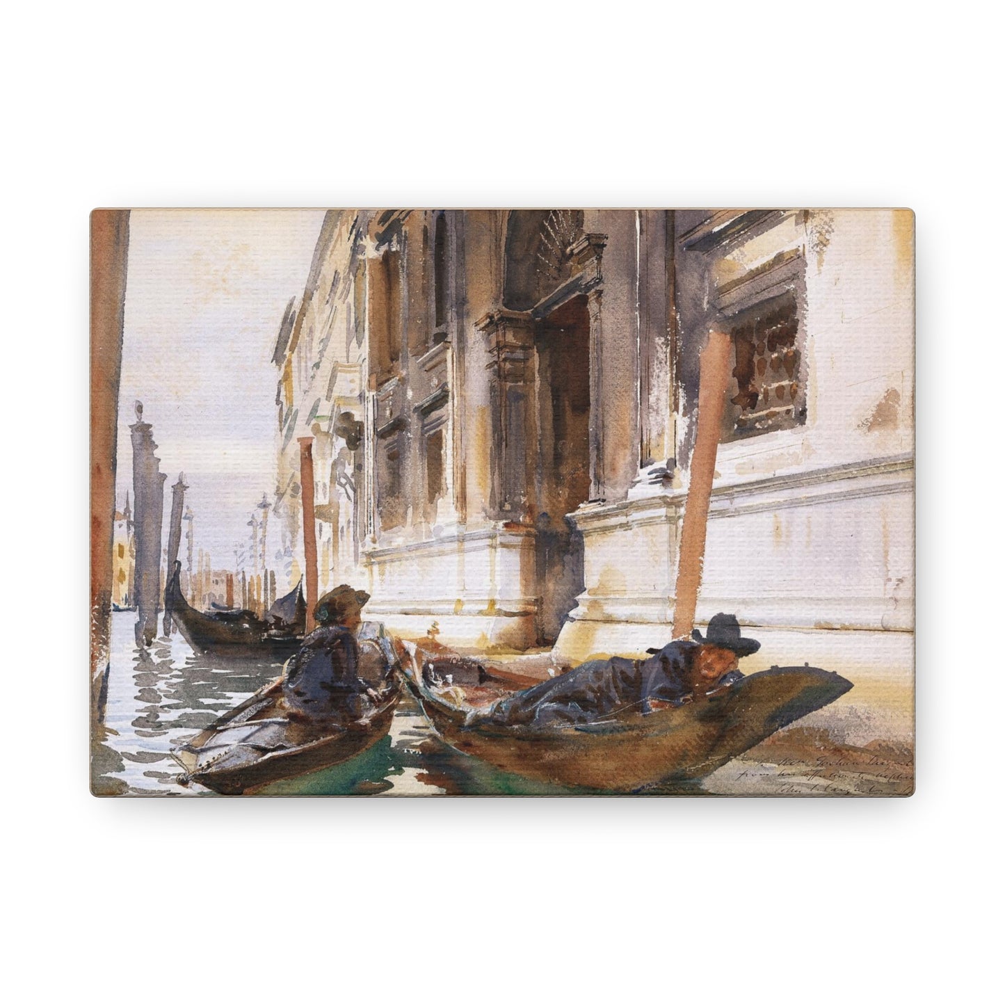 Art For Your Cat Gondoliers' Siesta John Singer Sargent 1904