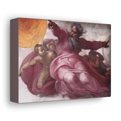 Art For Your Cat The Creation of the Sun, Moon, and Plants Michelangelo 1511