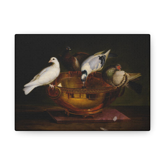 Art For Your Cat The Four Doves after the mosaïc from the Villa Hadriana Tivoli Johann Peter 1829