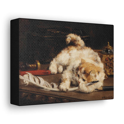 Art For Your Cat The Little Writer Charles van den Eycken 1913