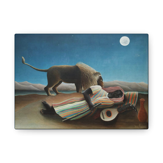 Art For Your Cat The Sleeping Gypsy Henri Rousseau 1897