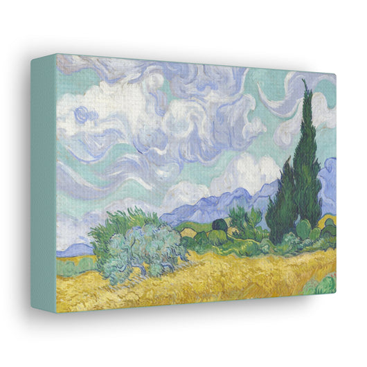 Art For Your Cat Wheatfield with Cypresses Vincent van Gogh 1889