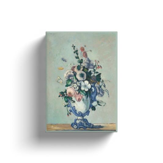 Flores en un jarrón rococó