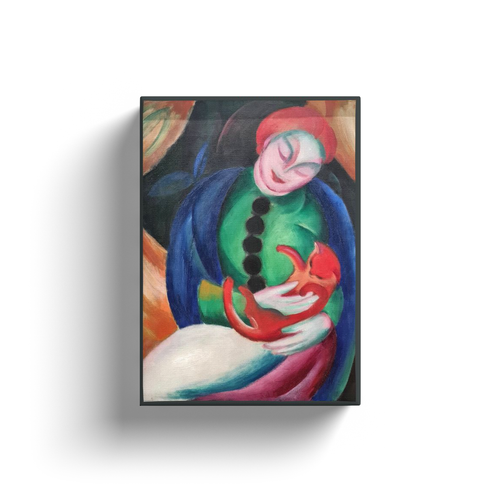 Girl with Cat II